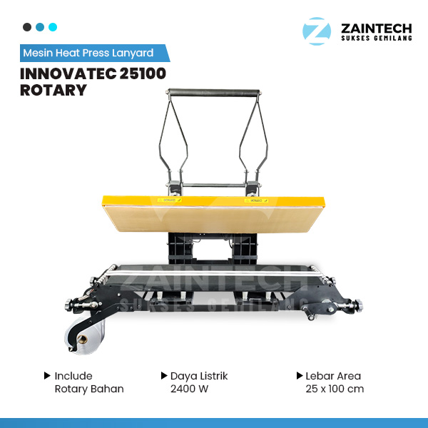 Mesin Heat Press Lanyard INNOVATEC 25100 Rotary